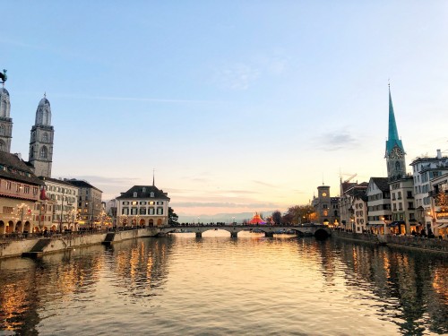 Zürich, Montreux, Interlaken, Luzern, Schaffhausen