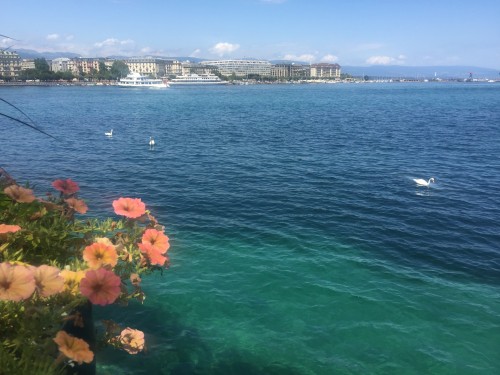 法國嘎納海岸，日內瓦湖，西庸城堡，少女峯